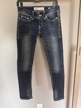 BKE Stella Women's Skinny Jeans with Contrast Stitching